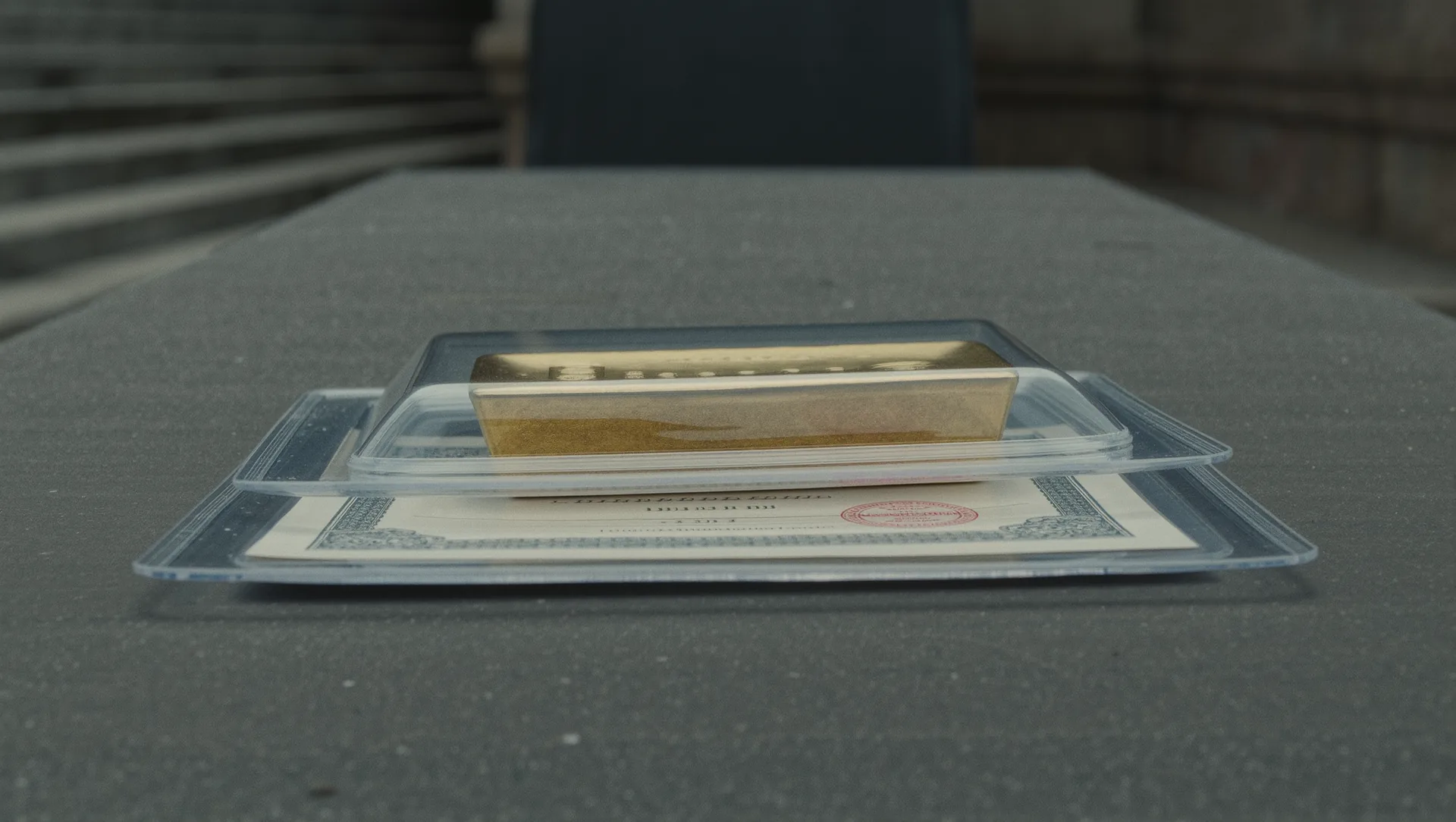 Was ist ein Assay-Zertifikat bei einem Goldbarren?
