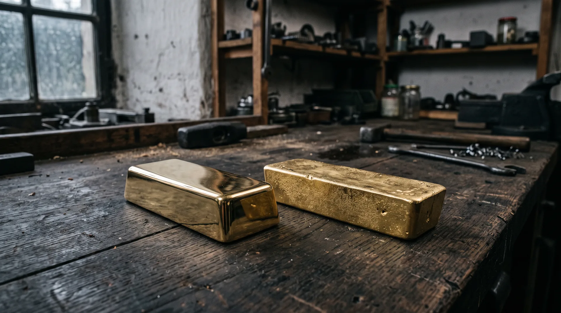 Worin unterscheiden sich geprägte und gegossene Goldbarren?